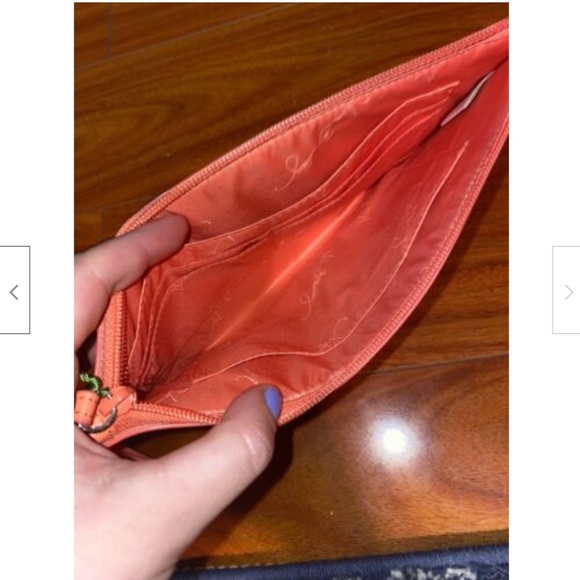 Vera Bradley NWT - Slim zip Wristlet - Confetti Stripe - Picture 3 of 4